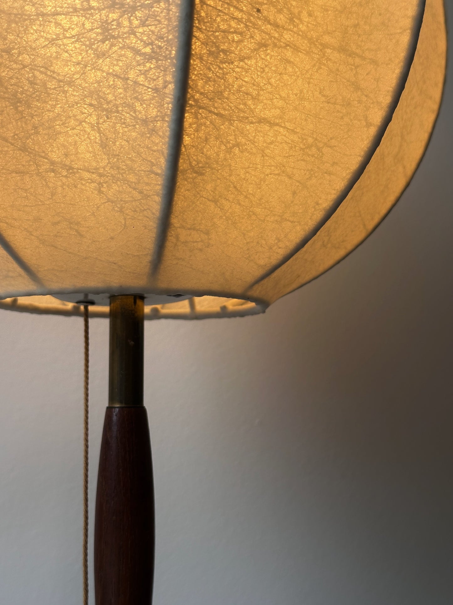 1960's Italian Cocoon Table Lamp