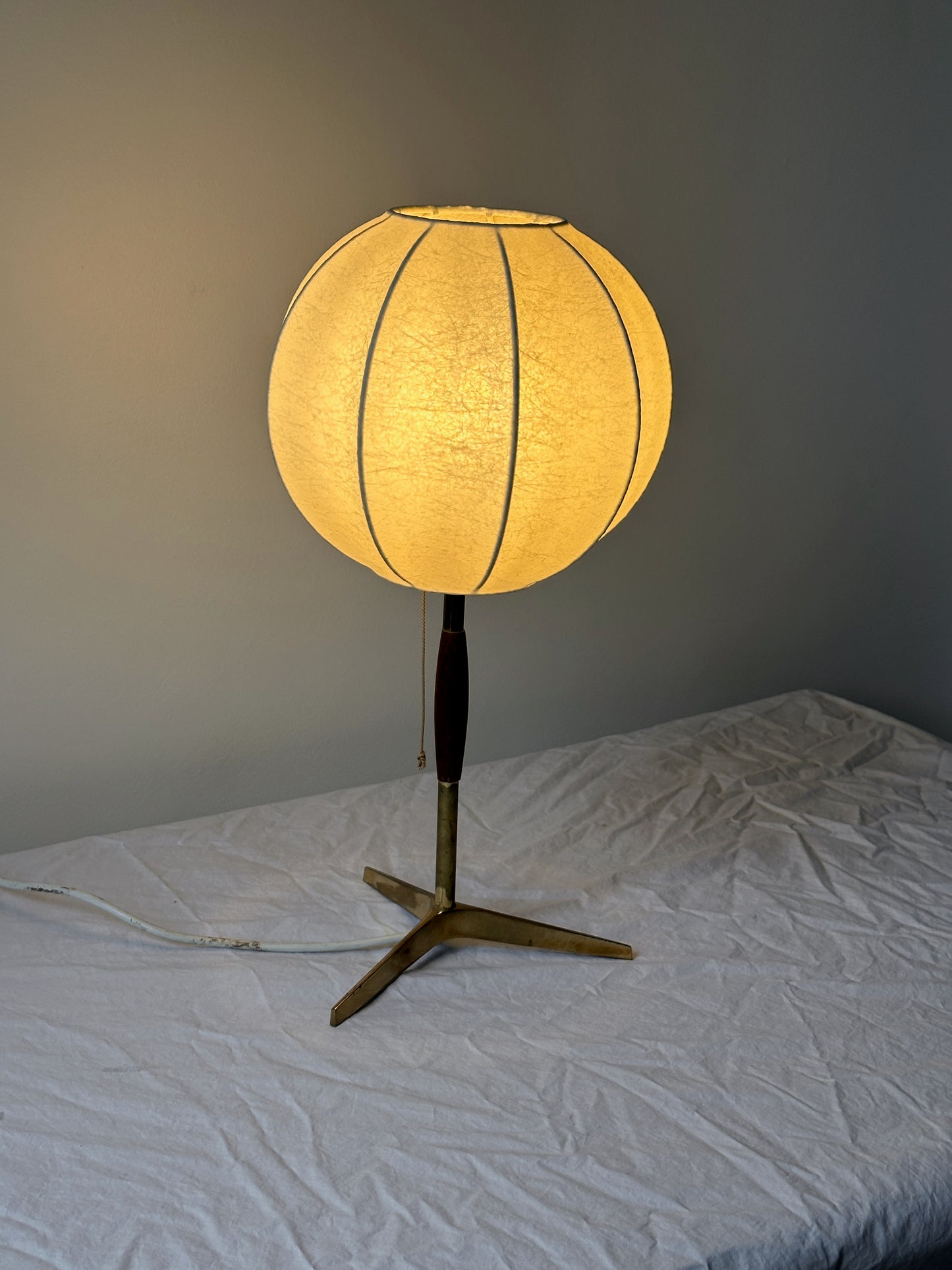 1960's Italian Cocoon Table Lamp